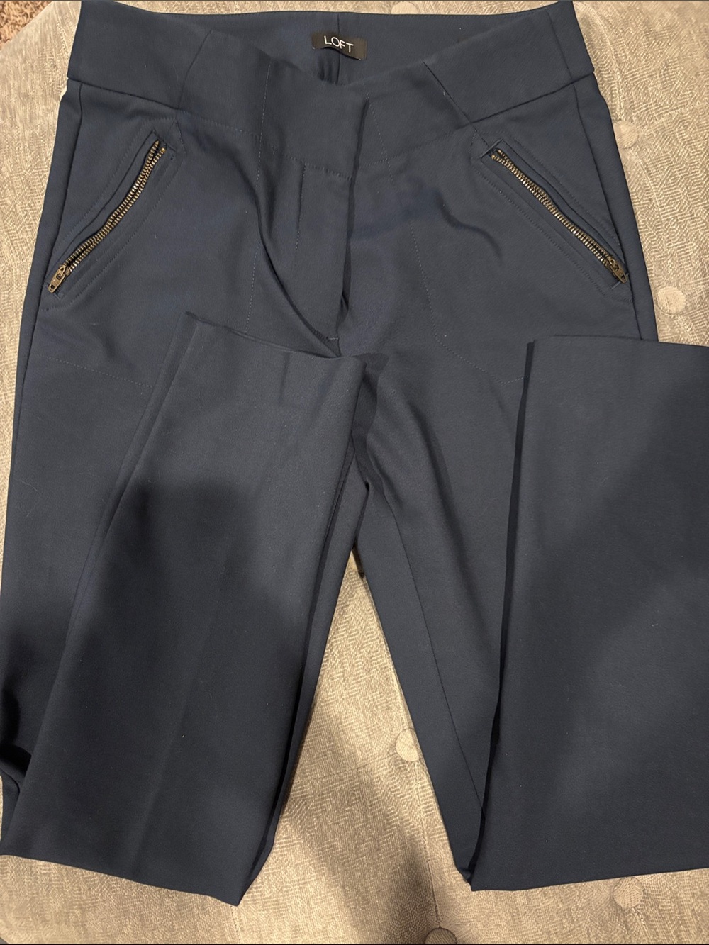 LOFT Women's Navy Marissa Skinny pants